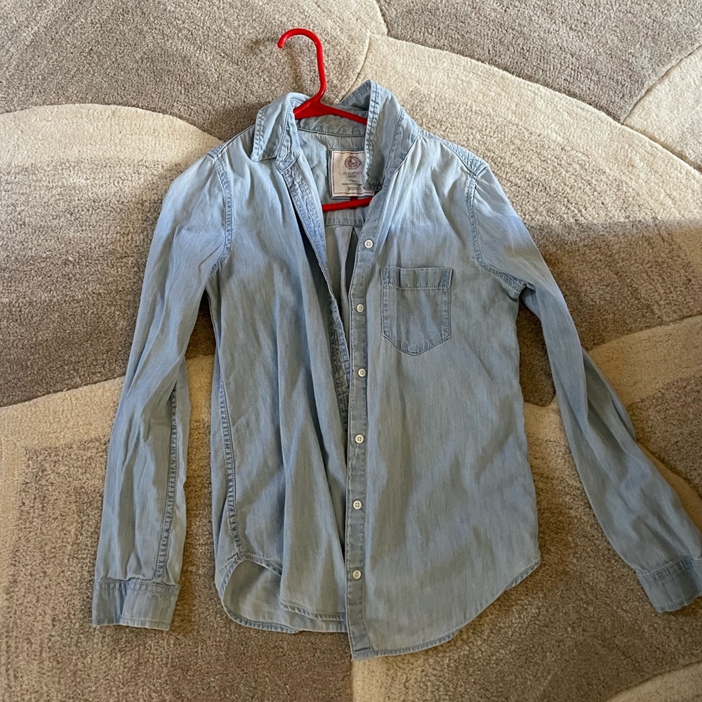 Jean shirt button up